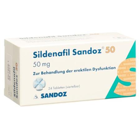 Sildenafil Sandoz Tabl 50 mg 24 pcs - PrimeCare Global