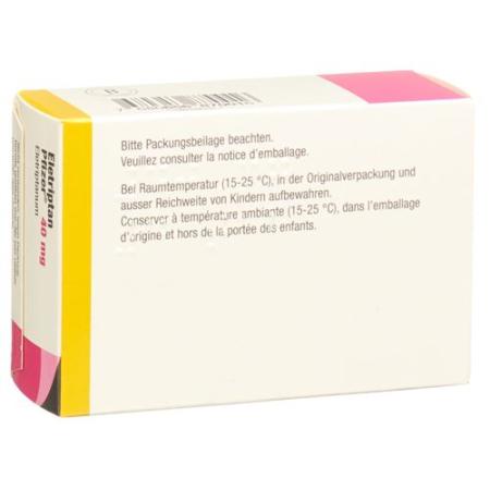 Eletriptan Pfizer Filmtablet 40 mg 4 pcs - PrimeCare Global