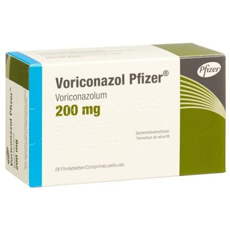 Voriconazol Pfizer film tabl 200 mg 28 pcs - PrimeCare Global