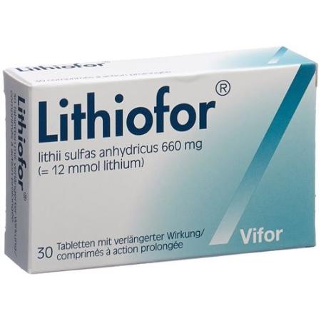 Lithiofor Ret Tabl 660 mg 30 pcs - PrimeCare Global