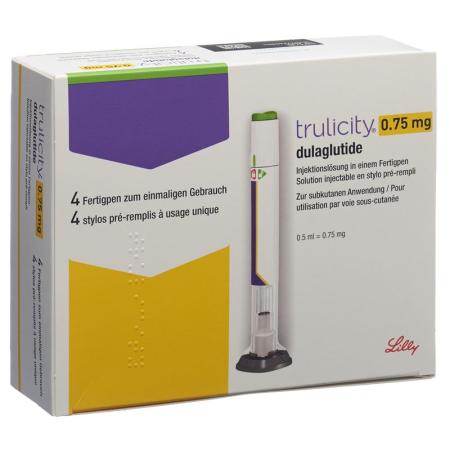 Trulicity Inj L&ouml;s 0.75 mg/0.5ml pre-filled pen 4 pcs - PrimeCare Global