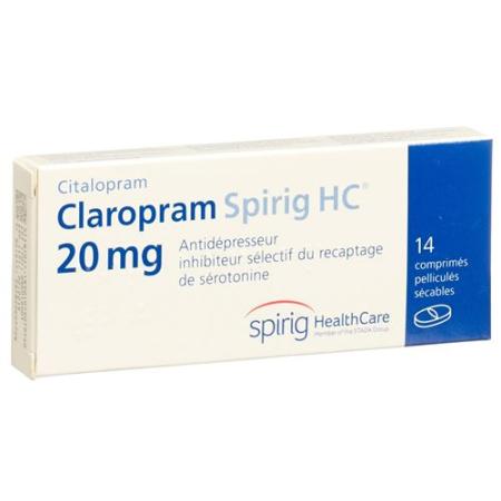 Claropram Spirig HC Filmtabl 20 mg 14 pcs - PrimeCare Global