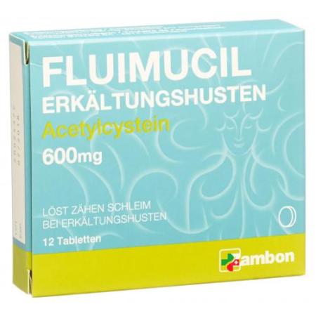Fluimucil Cold Cough tablets 600 mg 12 pcs - PrimeCare Global
