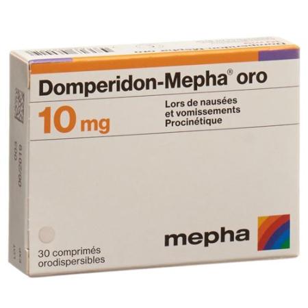 Domperidon-Mepha oro Melting Tabl 10 mg 30 pcs - PrimeCare Global