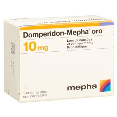 Domperidon-Mepha oro Melting Tabl 10 mg 100 pcs - PrimeCare Global