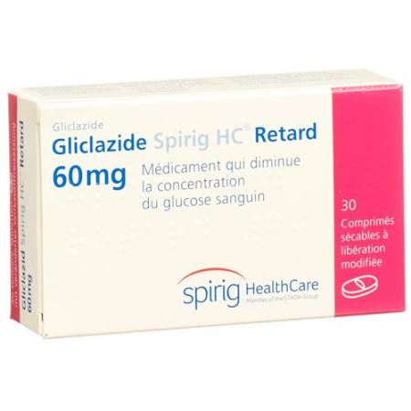 Gliclazide Spirig HC Retard Ret Tabl 60 mg 30 pcs - PrimeCare Global