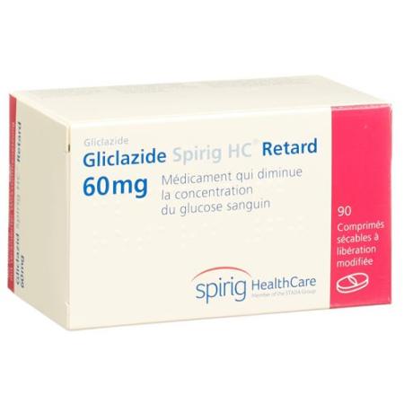 Gliclazide Spirig HC Retard Ret Tabl 60 mg 90 pcs - PrimeCare Global