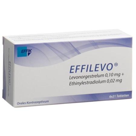 Effilevo Filmtabl 0.10 mg/ 0.02 mg 6 x 21 pcs - PrimeCare Global