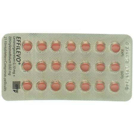 Effilevo Filmtabl 0.10 mg/ 0.02 mg 6 x 21 pcs - PrimeCare Global