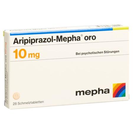 Aripiprazol-Mepha oro Melting Tabl 10 mg 28 pcs - PrimeCare Global