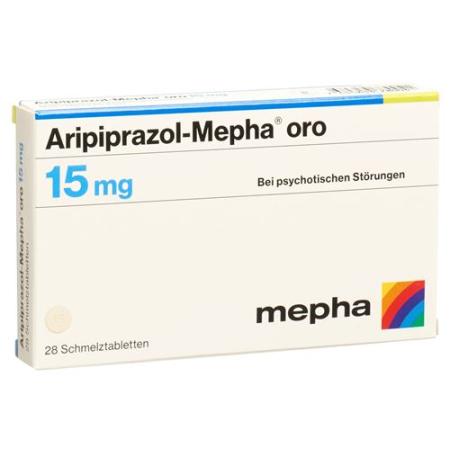 Aripiprazol-Mepha oro Melting Tabl 15 mg 28 pcs - PrimeCare Global