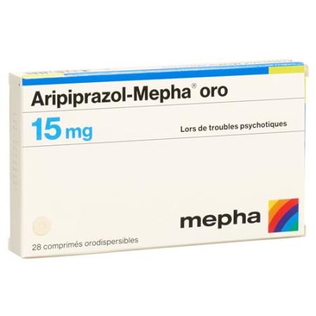 Aripiprazol-Mepha oro Melting Tabl 15 mg 28 pcs - PrimeCare Global