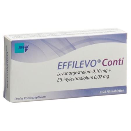 Effilevo Conti film tabl 3 x 28 pcs - PrimeCare Global