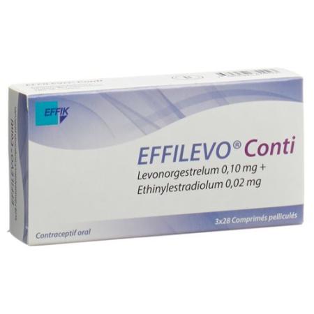 Effilevo Conti film tabl 3 x 28 pcs - PrimeCare Global