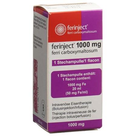 Ferinject Inj L&ouml;s 1000 mg/20ml perf 20 ml - PrimeCare Global