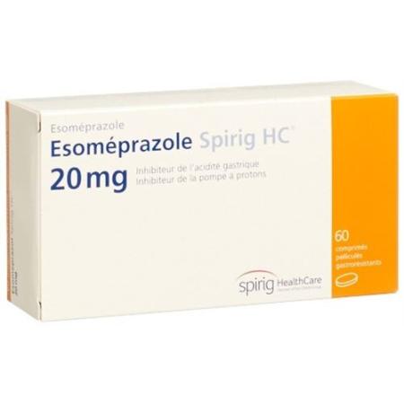Esomeprazol Spirig HC Filmtabl 20 mg 60 pcs - PrimeCare Global