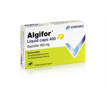 Algifor Liquid caps 400 mg 10 pcs - PrimeCare Global