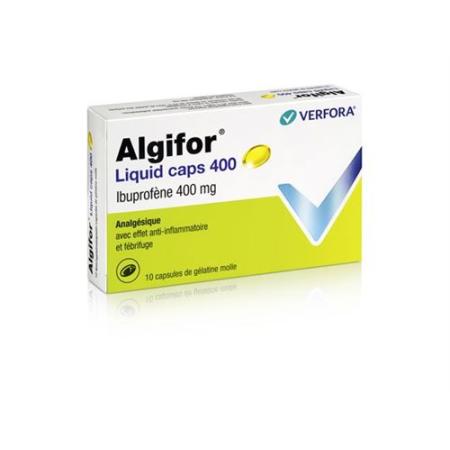 Algifor Liquid caps 400 mg 10 pcs - PrimeCare Global