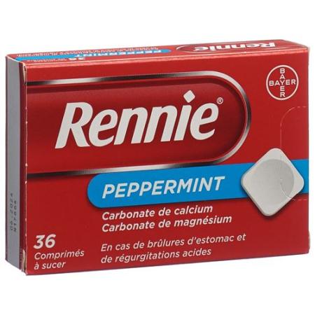 Rennie Peppermint Lozenges 36 pcs - PrimeCare Global