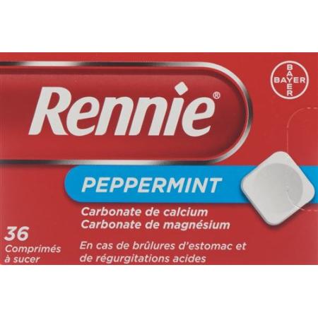 Rennie Peppermint Lozenges 36 pcs - PrimeCare Global