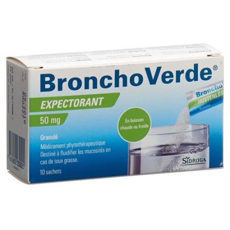 BronchoVerde cough suppressant Gran 50 mg 10 pcs - PrimeCare Global