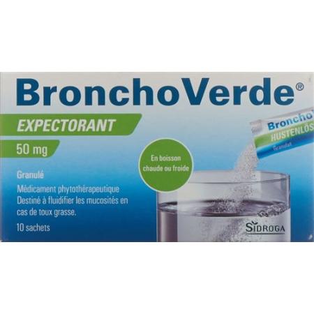 BronchoVerde cough suppressant Gran 50 mg 10 pcs - PrimeCare Global