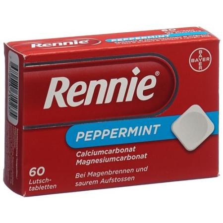 Rennie Peppermint Lozenges 60 pcs - PrimeCare Global