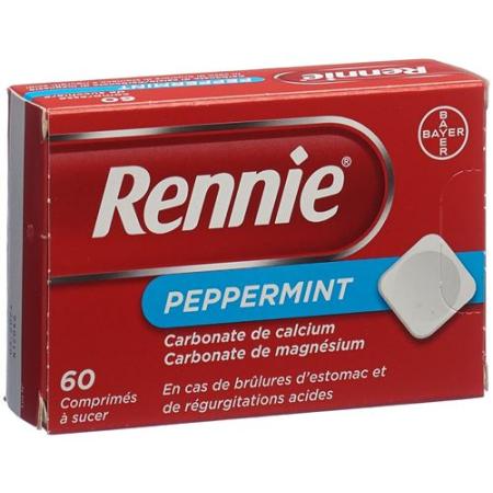 Rennie Peppermint Lozenges 60 pcs - PrimeCare Global