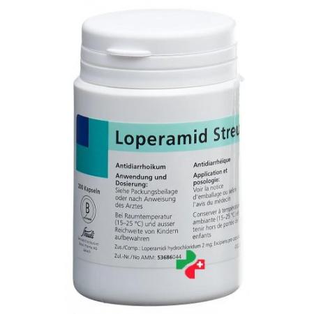 Loperamide Streuli Kaps 2 mg 200 pcs - PrimeCare Global