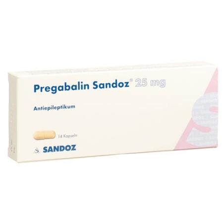 Pregabalin Sandoz Kaps 25 mg 14 pcs - PrimeCare Global