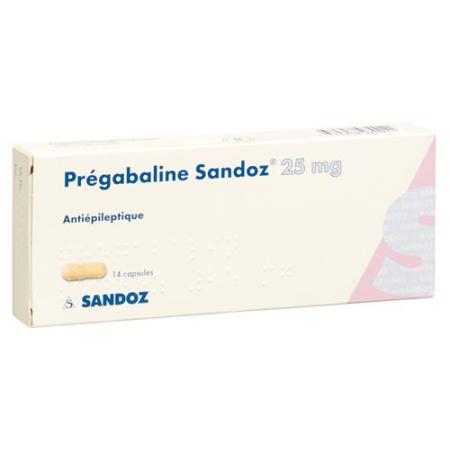 Pregabalin Sandoz Kaps 25 mg 14 pcs - PrimeCare Global