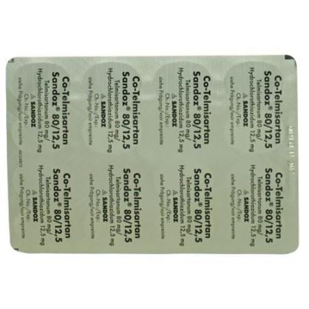 Co-Telmisartan Sandoz film tablets 80/12.5 28 pcs - PrimeCare Global