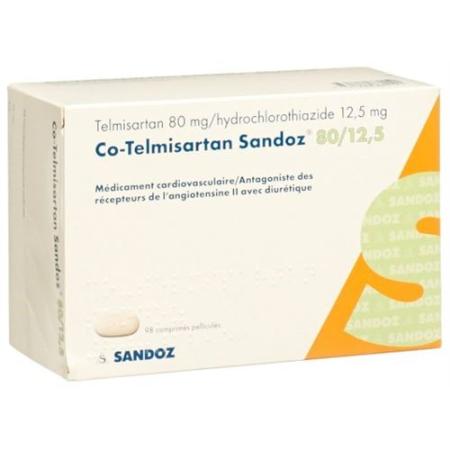 Co-Telmisartan Sandoz film tablets 80/12.5 98 pcs - PrimeCare Global