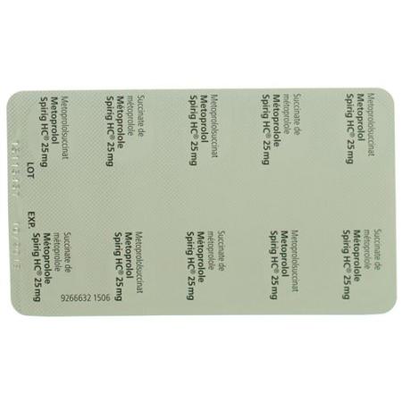 Metoprolol Spirig HC Ret Filmtabl 25 mg 30 pcs - PrimeCare Global