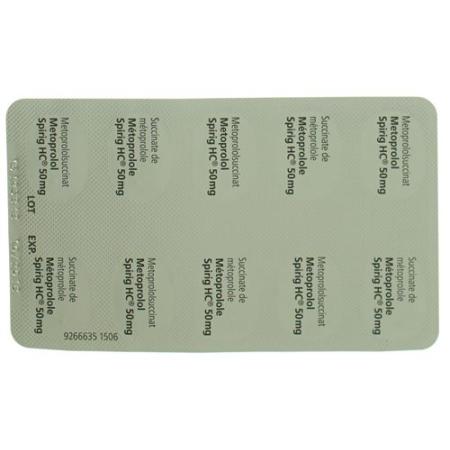 Metoprolol Spirig HC Ret Filmtabl 50 mg 30 pcs - PrimeCare Global