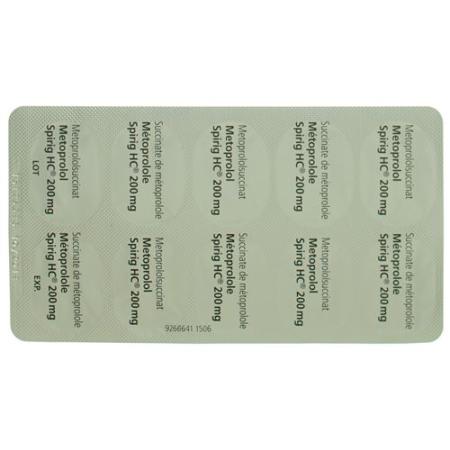 Metoprolol Spirig HC Ret Filmtabl 200 mg 30 pcs - PrimeCare Global