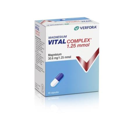 Magnesium Vital Complex Kaps 1.25 mmol 40 pcs - PrimeCare Global