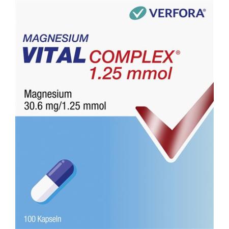 Magnesium Vital Complex Kaps 1.25 mmol 100 pcs - PrimeCare Global