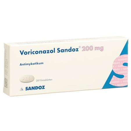 Voriconazol Sandoz film tabl 200 mg 28 pcs - PrimeCare Global