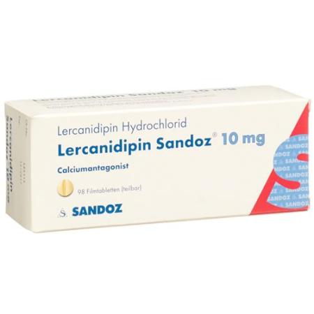 Lercanidipin Sandoz film tablets 10 mg 98 pcs - PrimeCare Global
