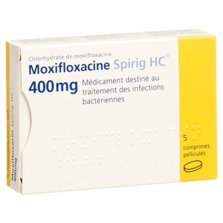 Moxifloxacin Spirig HC Filmtabl 400 mg 5 pcs - PrimeCare Global