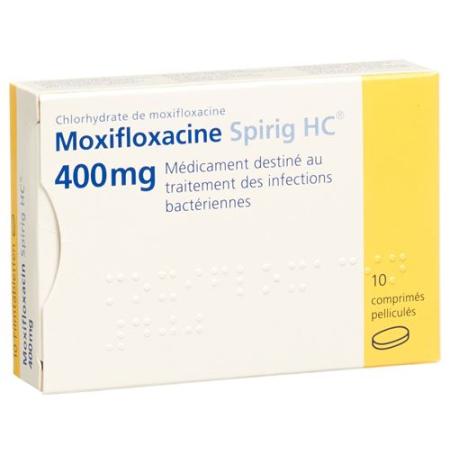Moxifloxacin Spirig HC Filmtabl 400 mg 10 pcs - PrimeCare Global