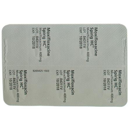 Moxifloxacin Spirig HC Filmtabl 400 mg 10 pcs - PrimeCare Global