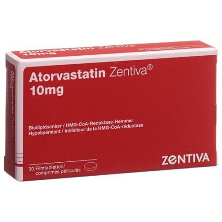 Atorvastatin Zentiva Filmtabl 10 mg 30 pcs - PrimeCare Global