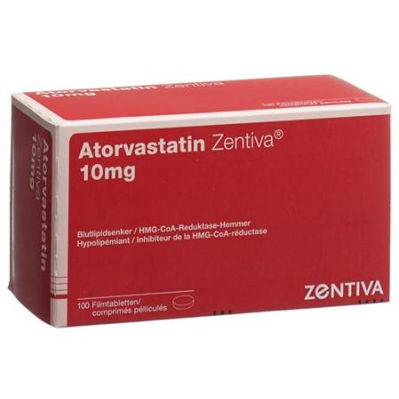 Atorvastatin Zentiva film tablets 10 mg 100 pcs - PrimeCare Global