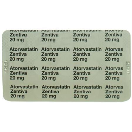 Atorvastatin Zentiva Filmtabl 20 mg 100 pcs - PrimeCare Global