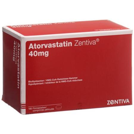 Atorvastatin Zentiva Filmtabl 40 mg 100 pcs - PrimeCare Global
