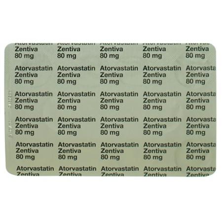 Atorvastatin Zentiva Filmtabl 80 mg 30 pcs - PrimeCare Global