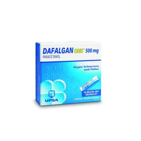 Dafalgan Odis Gran 500 mg bag 16 pcs - PrimeCare Global