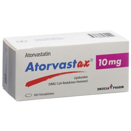 Atorvastax film tabl 10 mg 100 pcs - PrimeCare Global